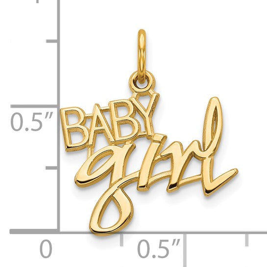 10k BABYGIRL Charm