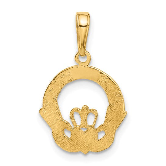 10K Claddagh Charm