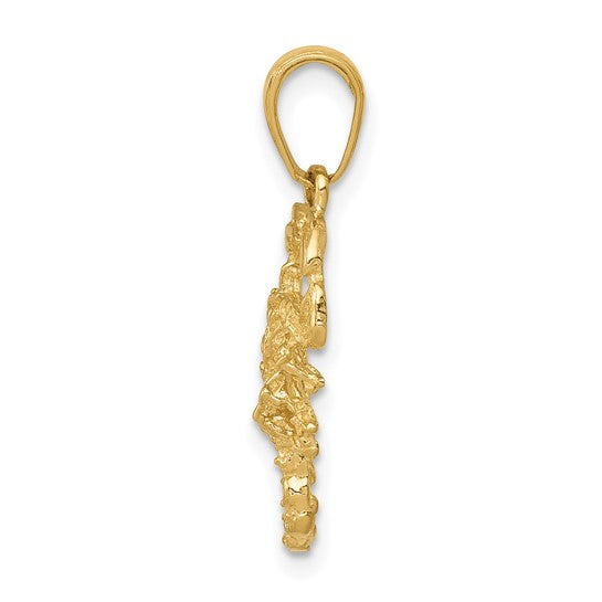 10K Yellow Scorpion Charm