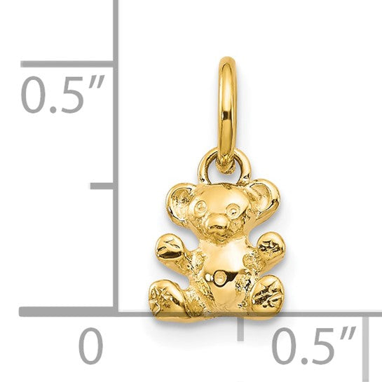 10K 3D Teddy Bear Charm