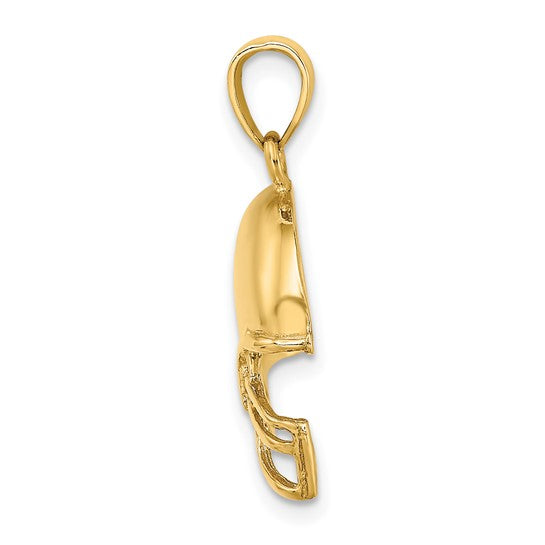 10K Football Helmet Charm