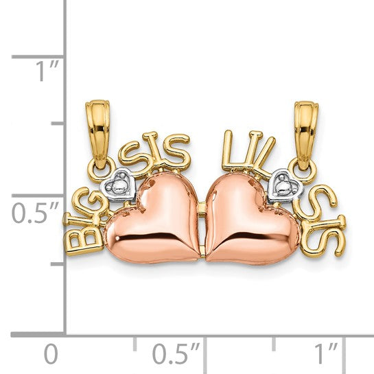 10K Big/Lil Sis Break-a-part Charm