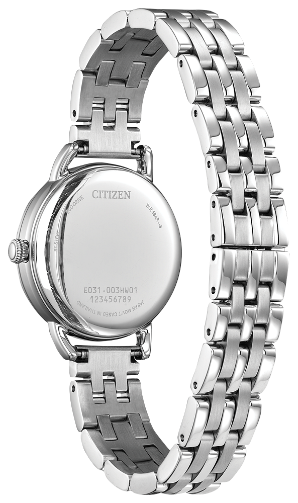 Classic Coin Edge Citizen Eco-Drive Ladies Watch