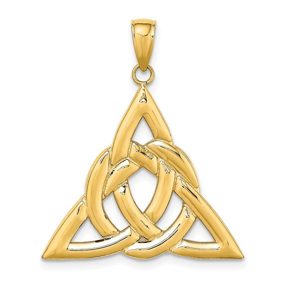 14K Celtic Trinity Knot Charm