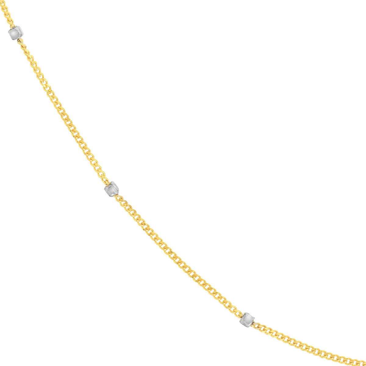 Two-Tone Cube Saturn Chain