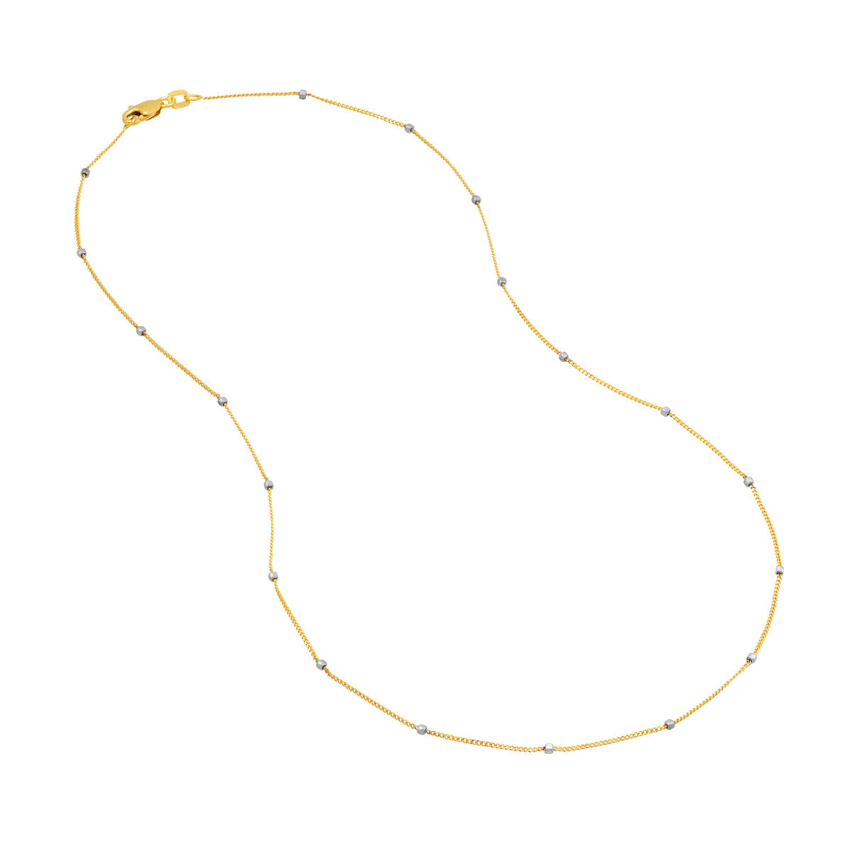 Two-Tone Cube Saturn Chain