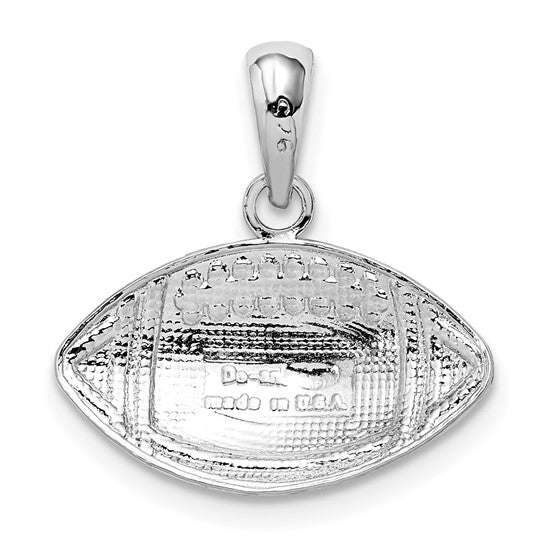 Sterling Silver Football Charm