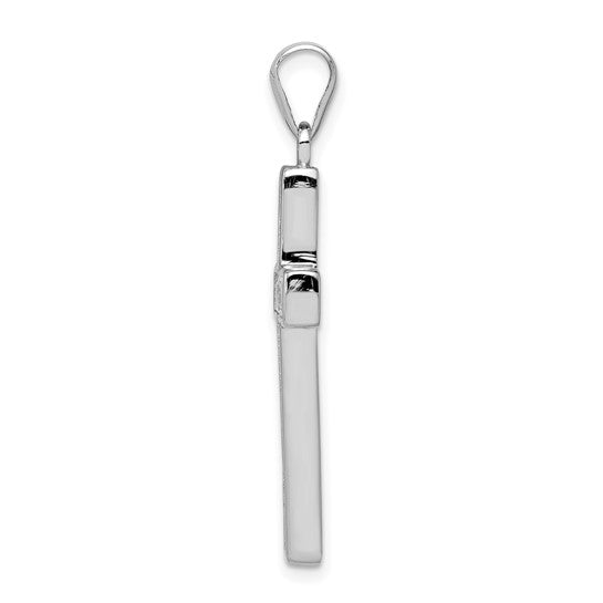Sterling Silver CZ Cross Charm