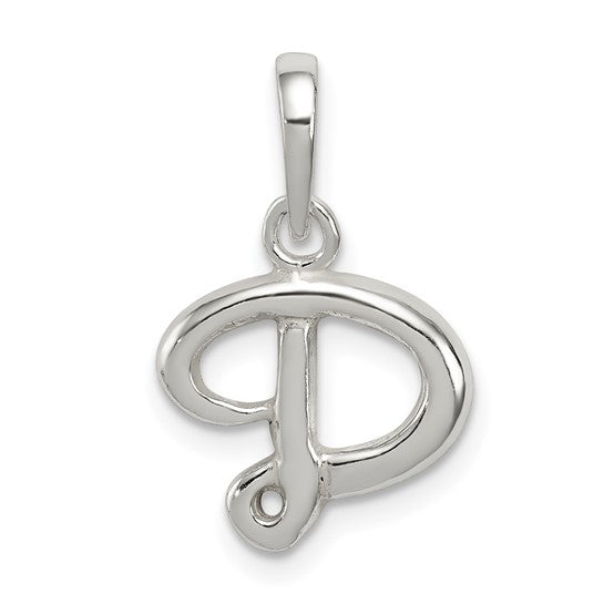 Sterling Silver Letter D Charm
