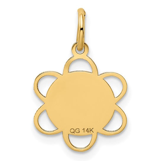 14K Graduation Charm