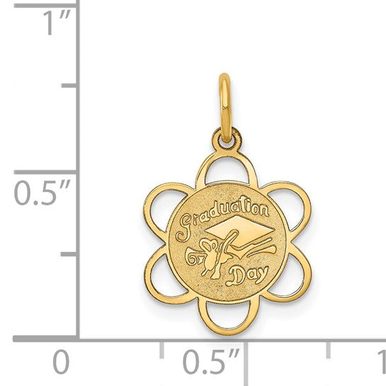 14K Graduation Charm