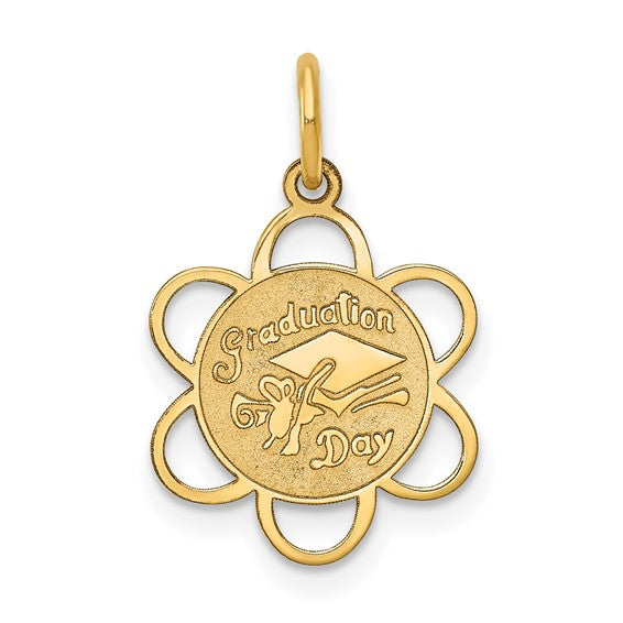 14K Graduation Charm