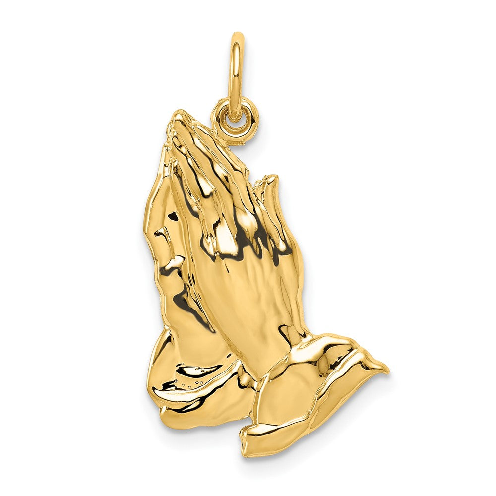 10k Gold Praying Hands Pendant