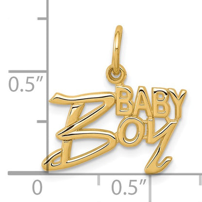 10K Baby Boy Charm