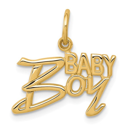 10K Baby Boy Charm