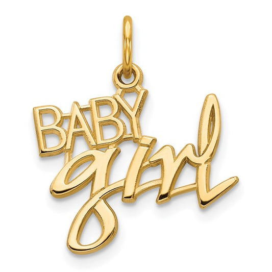 10k BABYGIRL Charm