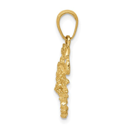 10K Yellow Scorpion Charm