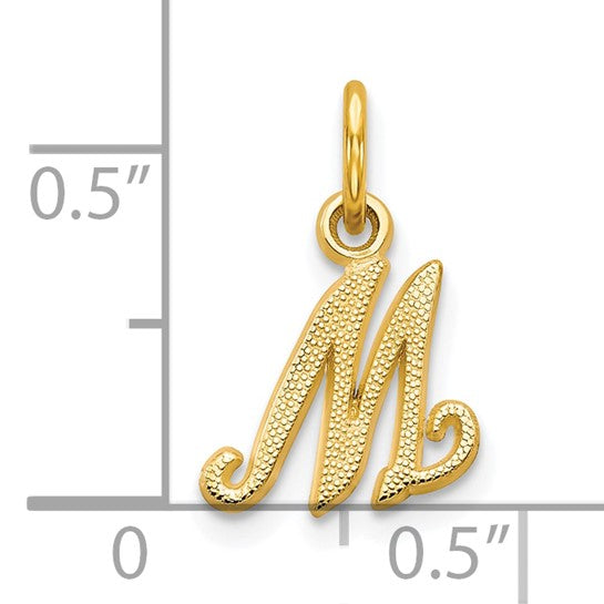 10k Initial M Charm