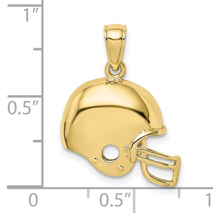 10K Football Helmet Charm