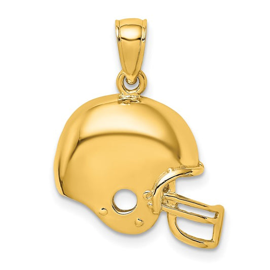 10K Football Helmet Charm