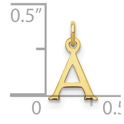 10K Cutout Letter A Charm