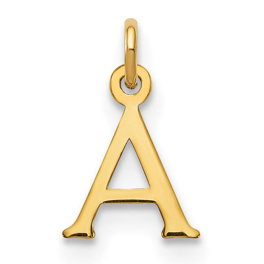 10K Cutout Letter A Charm
