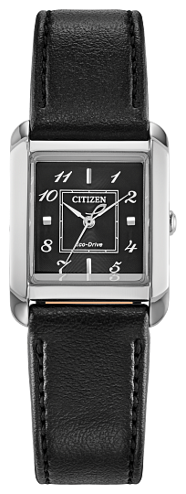Citizen Eco-Drive Squared Faced Stainless-Steal Ladies Watch