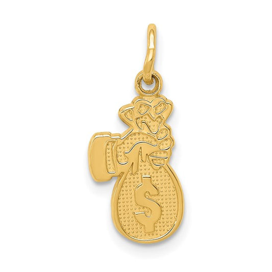 14K Money Bag Charm