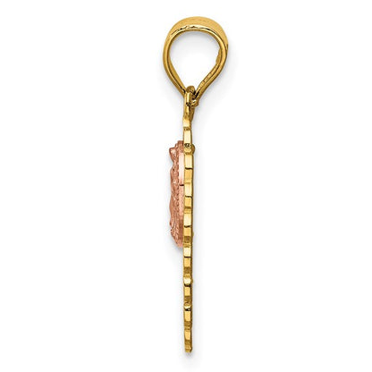 10K Two-Toned 15 Lady Of Guadalupe Charm