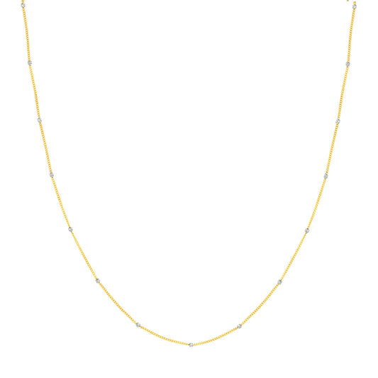 Two-Tone Cube Saturn Chain