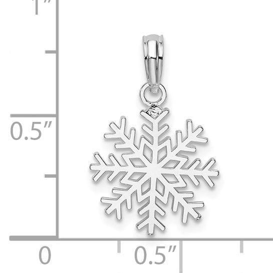 Sterling Silver Snowflake Charm