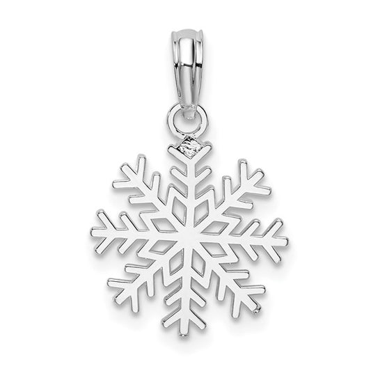 Sterling Silver Snowflake Charm