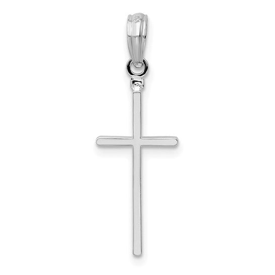 Sterling Silver Thin Latin Cross Charm