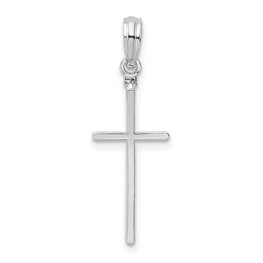 Sterling Silver Thin Latin Cross Charm