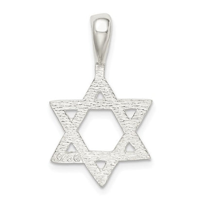 Sterling Silver Star of David Charm