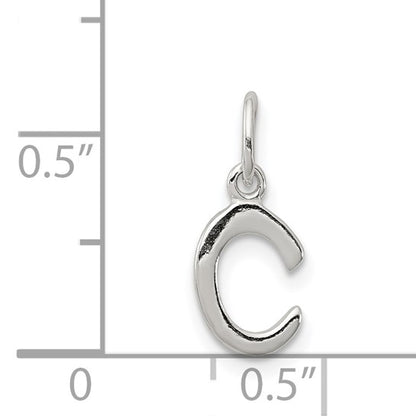 Sterling Silver Letter C Initial Charm