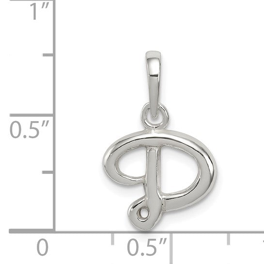 Sterling Silver Letter D Charm