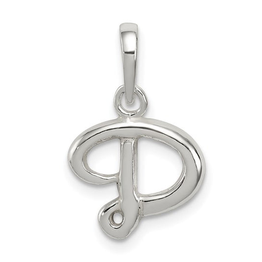 Sterling Silver Letter D Charm