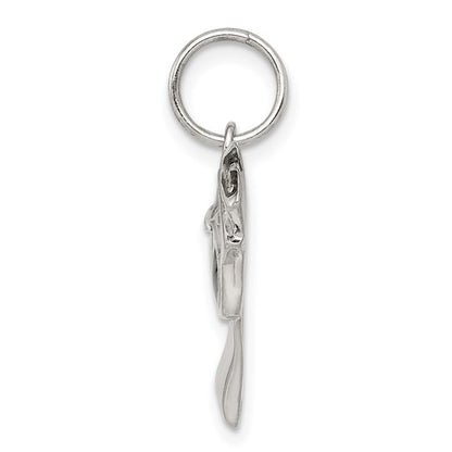 Sterling Silver Graduation Cap/Diploma Charm