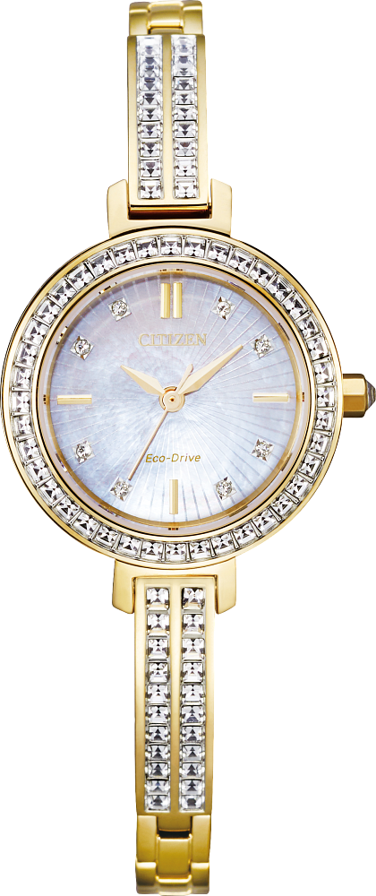 Citizen Ladies Eco-Drive Silhouette Crystal Watch
