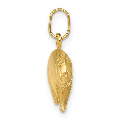 14K Yellow Pig Charm