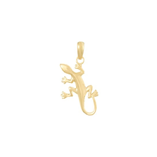 10K Yellow Gecko Charm