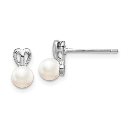 Sterling Silver FW Cultured Pearl Earrings