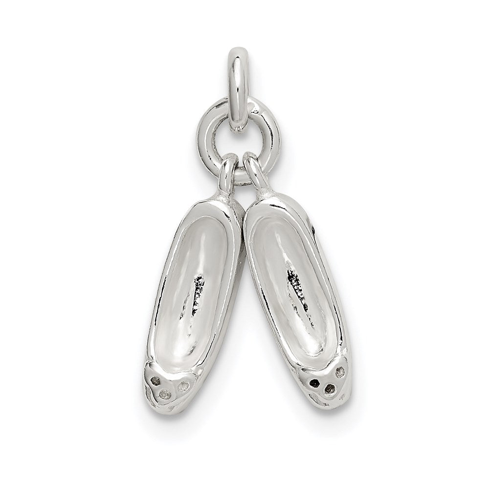 Sterling Silver Ballet Slippers Charm