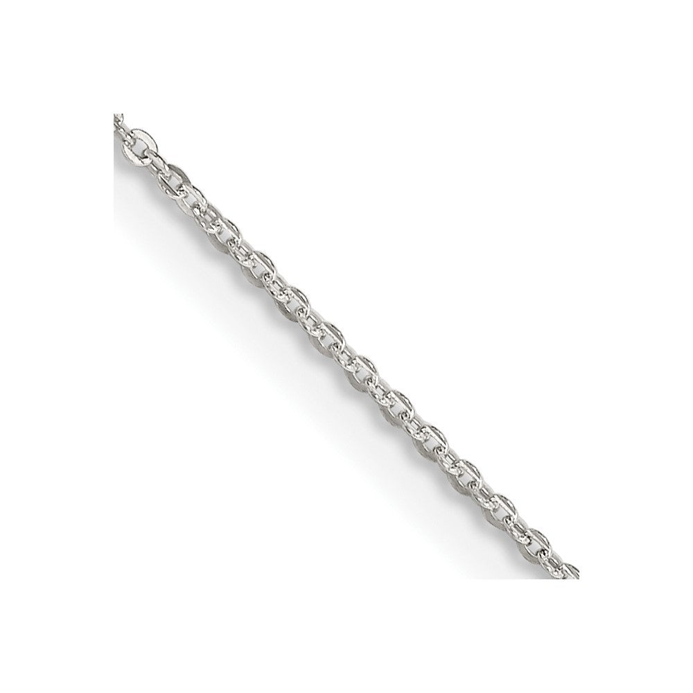 Sterling Silver 1.15mm Flat Cable Chain