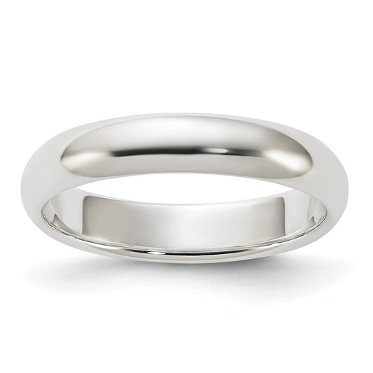 Sterling Silver 4mm Half Round Size 8 Band